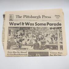 Newspaper Pittsburgh Press October 18 1971 Pirates World Series Victory picture