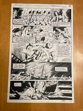 PHANTOM OF FEAR CITY #1 original art REDCOATS DROWNED THE KATRINA SIGNED picture