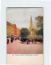 Postcard Princess Street Edinburgh Scotland picture