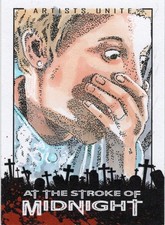 Rosemary's Baby Artists Unite Stroke of Midnight PSC  2.5" x 3.5 sketch card picture