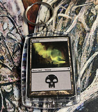 Magic the Gathering ~ Keychain ~ Swamp Basic Land picture