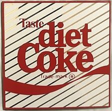 Vintage 1980s Diet Coke Coca Cola Beverage Refrigerator Magnet, Unique Americana picture