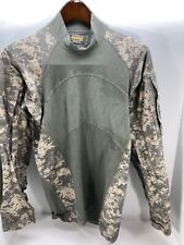 Massif US ARMY COMBAT SHIRT Flame Resistant ACU CAMO Med Padded Elbow Free S/H picture