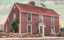 Postcard MA Quincy Mass John Quincy Adams Birthplace 1910 Vintage PC f8913 picture