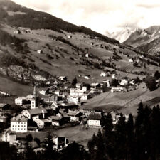 Vintage 1963 RPPC La Clusaz Host Savoie Skiing Town Valley Postcard Mountain FR picture