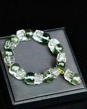 Genuine Natural Green Phantom Quartz Bracelets Powerful Stretch Pixiu Shape  picture
