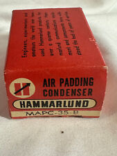 Vintage Hammarlund Air Padding Condenser MAPC-35-B NOS picture