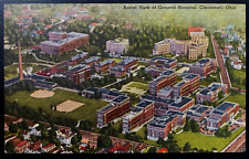 Vintage Postcard 1930-1945 Aerial View of Cincinnati General Hospital, Ohio (OH) picture