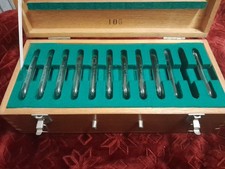 Vintage, Heavy Nitrogen Isotope Set, Glass w Wood Case, Vintage Lab & Scientific picture