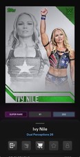 [DlGITAL CARD] TOPPS SLAM DUAL PERCEPTIONS S1 SR IVY NILE GREEN BASE picture