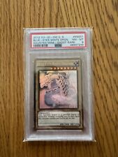 Blue-Eyes White Dragon GLD5-EN001 Ghost Rare Limited Edition PSA 8 Yugioh picture