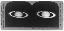 Photo:Saturn Planet Stereograph 1916 Space Solar Observatory Print picture