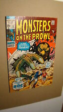 MONSTERS ON THE PROWL 10 *SOLID COPY* 1971 MARVEL HORROR picture
