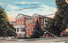 Goldsboro NC Hospital Wayne County Cherry Asylum Abandoned Vtg Postcard C15 picture