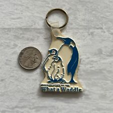 1983 Vintage Wildlife Artists What A Waddle Funny Keychain Key Ring #44673 picture