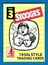 THE THREE STOOGES 1959 FLEER REISSUE 2016 RRPARKS HEADER CARD MOE LARRY CURLY picture