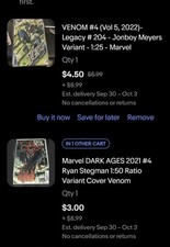 VENOM #4 6 Book Lot Reserved All Pictured Marvel Tales Will Be Free picture
