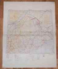 Authentic Soviet Army Military Topographic Map Quebec City, Canada / USA Border picture