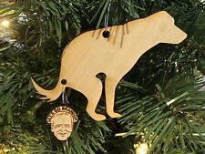 Pooping Dog Biden Head FJB Let’s Go Brandon - Christmas Ornament Pendant picture