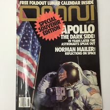 Vintage Omni Magazine Apollo the dark side, July 1989 special souvenir edition  picture