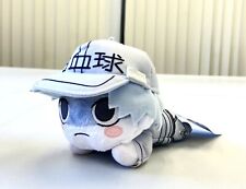 Cells at Work Anime Nesoberi Small Keychain Plush Doll White Blood Cell SG8627 picture