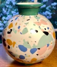 RARE Now House by Jonathan Adler Terrazzo Globe Retired Ceramic Vase 8.25