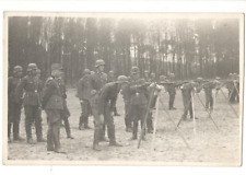 3 VINTAGE 1930s-40s WWII GERMAN ARMY PHOTOS SOLDIERS IN TRAINING MARCHING 5x3 picture