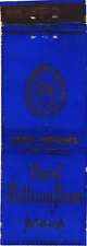 Hotel William Penn, Pittsburgh, Pennsylvania, 1600 Rooms Vintage Matchbook Cover picture