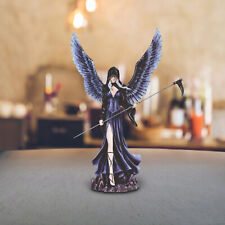 Dark Angel Black Fairy w/ Scythe Statue 12.25