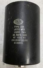 SANGAMO 0075MMF 15KV TRANSMITTING RF CAPACITOR RADIO POWER AMPLIFIER picture