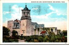 Postcard Mission San Jose Second Mission San Antonio Texas Tx [bg] picture