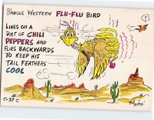 Postcard Famous Western Flu-Flu-Bird, The West picture
