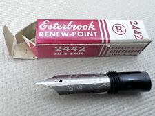 Esterbrook 2442 Renew Point - Falcon Stub - Fine Smooth - New Old Stock picture