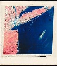 JN NASA ERTS-1 1972 Satellite Photo – New York & Long Island Infrared Image picture