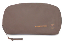 Korean Air Amenity Bag - Pyeong Chang 2018 Olympics Brown Kit Pouch Travel picture