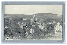 c1930's Bird's Eye View Of Millersburg Ohio OH Unposted Vintage Postcard picture