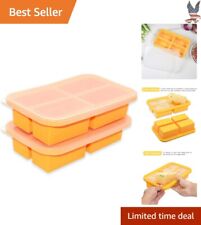 Efficient Versatile Individual Silicone Freezing Tray - 2 Pack - 1 Cup Portions picture