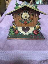 Vintage Handmade Cuckoo  Clock Made In Western Germany For Parts Only picture