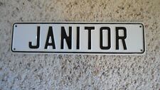 Vintage Janitor Sign picture
