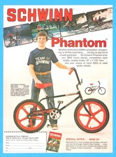 Schwinn Phantom bicycle BMX design competition 1979 print ad picture