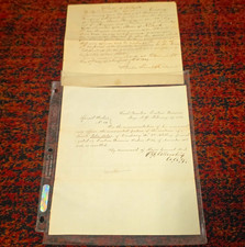 Early 1800s Handwritten Letter General John Wool  Military Special Orders 2  picture