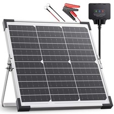 15W 12V Solar Battery Charger Maintainer with Smart Controller, IP68 Waterpro... picture