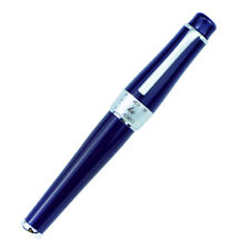 Duke 2009 Blue Fountain Pen Memory Charlie Chaplin Big Size M/Bent Nib Ink Pen picture