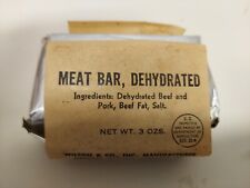 Military Dehydrated Meat Bar 1968 picture