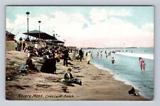 Revere MA-Massachusetts, Crescent Beach, Antique, Vintage Postcard picture