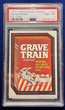1967 Topps Wacky Packs Die-Cuts GRAVE TRAIN #34 NM-MT8 picture