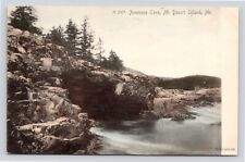 Acadia National Park Mt Desert Island Anemone Cave OLD VTG Unused UDB Postcard picture