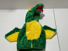 Vintage Chrisha Playful Plush Dragon Halloween Costume Ages 2 to 4 Green picture