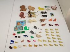 Vintage Plastic Toy Lion lot (60) Mini Miniature Jungle Animals Figures /Stamps picture