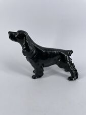 Vintage Mortens Studio Black cocker spaniel dog figurine 7” picture